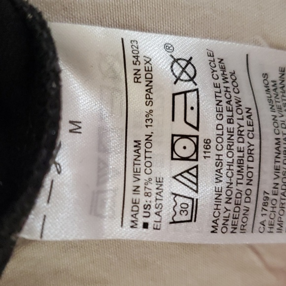 Old Navy Black/White dot leggings womens sz m - Picture 3 of 4